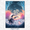 Print Ange et Lapin