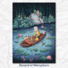 Print Renard et Nénuphars