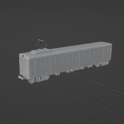 3D Asset - Train+Rail