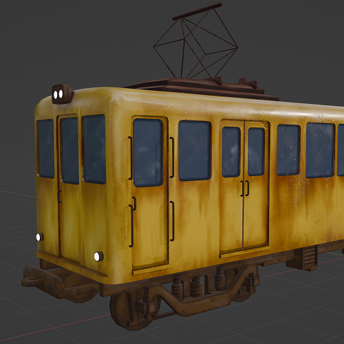 3D Asset - Train+Rail