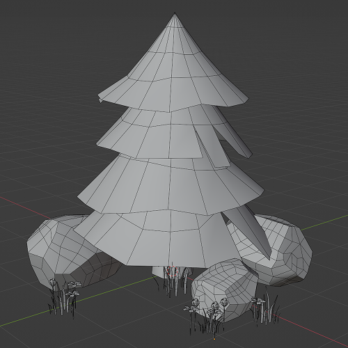 3D Asset - Éléments de Nature